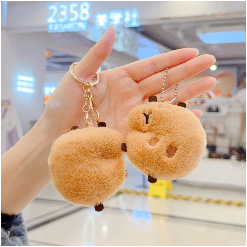 Zizi Zizi Kabiba plush toy pendant, cute cartoon doll pendant, water guinea pig pendant chain keychain pic 5