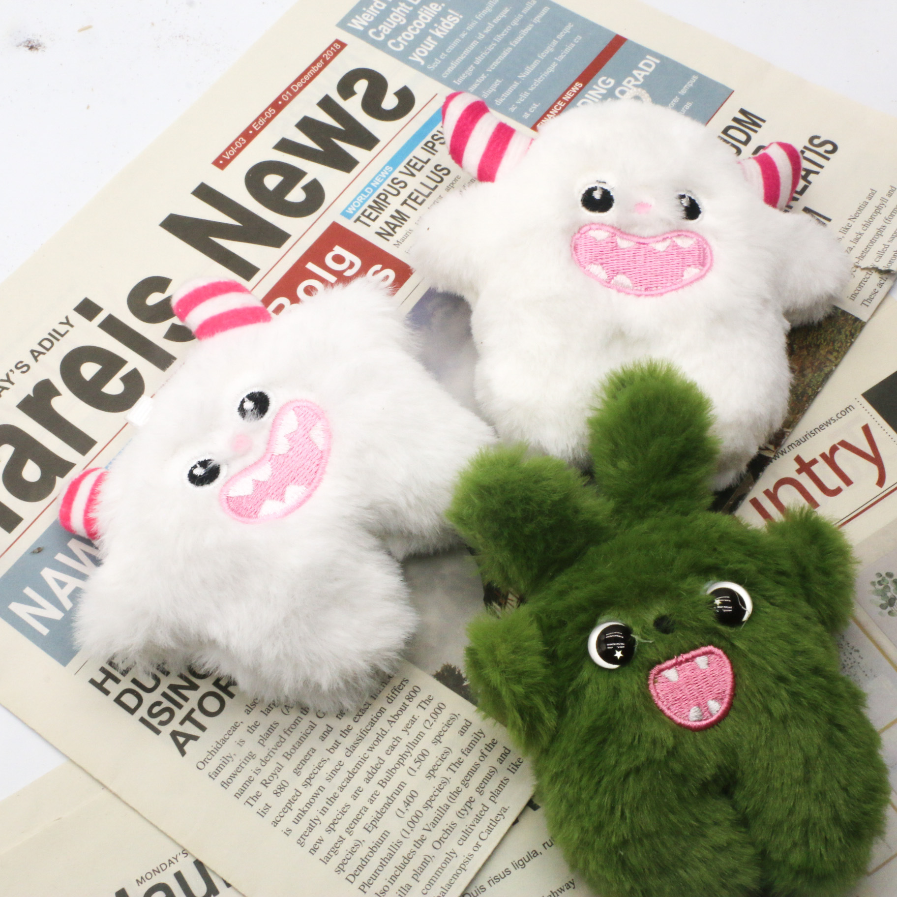 小红书同款雪怪书包挂件可爱鼠毛绒挂件少女心萌款钥匙扣玩偶挂饰详情6