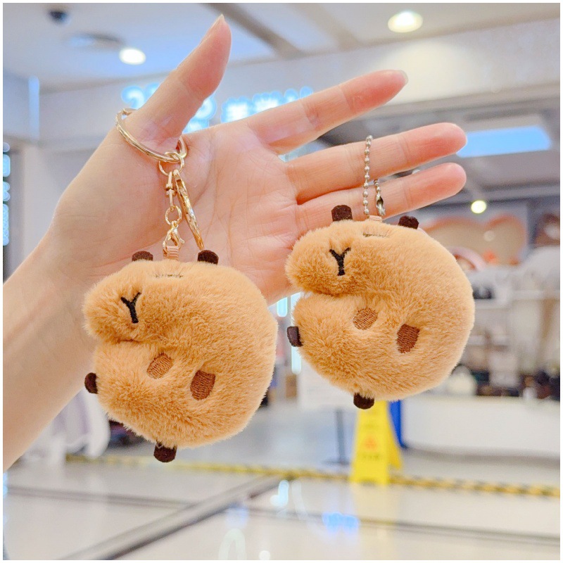 Zizi Zizi Kabiba plush toy pendant, cute cartoon doll pendant, water guinea pig pendant chain keychain pic 1