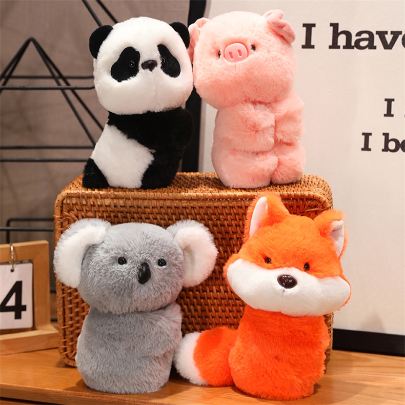 可爱小熊猫公仔啪啪圈浣熊手环毛绒玩具拍拍圈考拉手腕玩偶纪念品详情29