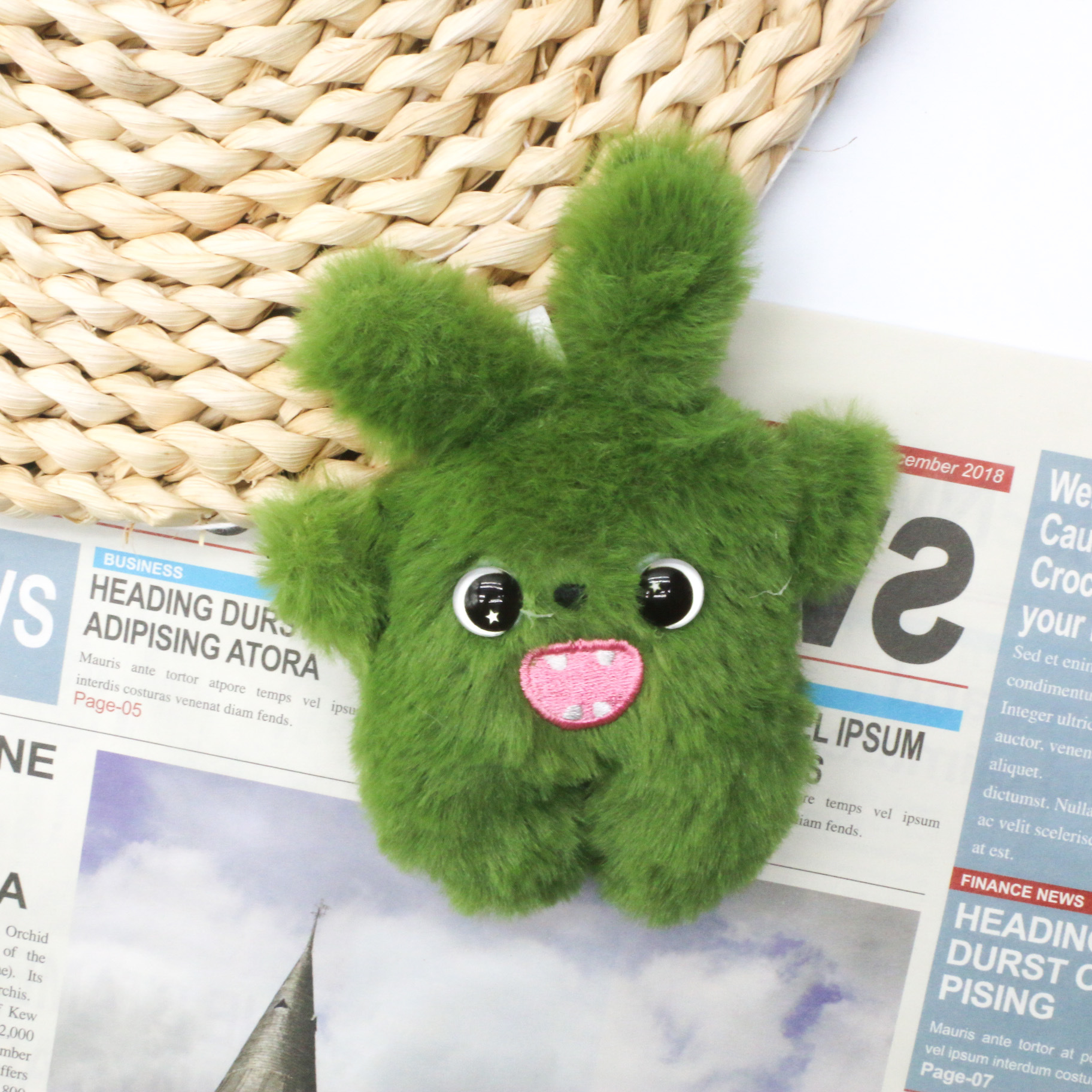 小红书同款雪怪书包挂件可爱鼠毛绒挂件少女心萌款钥匙扣玩偶挂饰详情9