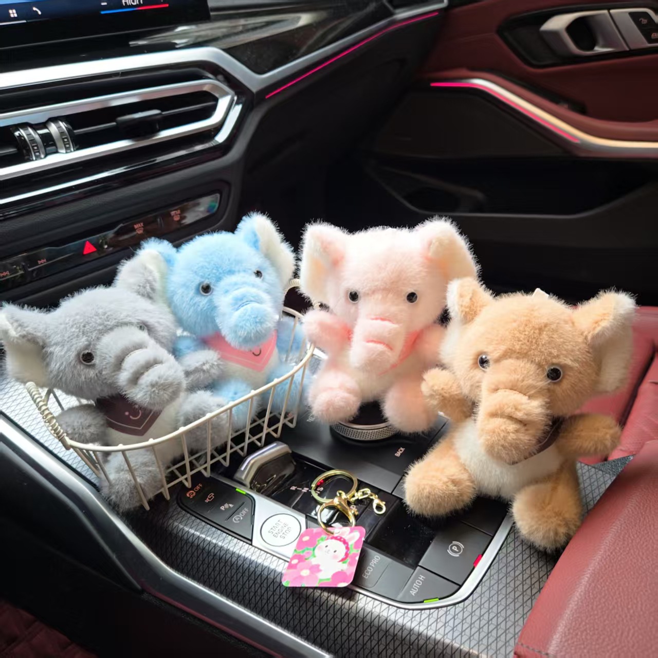 网红可爱萌围巾大象挂件毛绒玩具公仔书包包包挂饰钥匙扣娃娃玩偶详情2