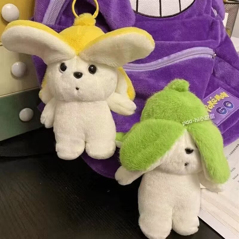 网红可爱香蕉狗毛绒挂件卡通公仔钥匙扣包包挂饰儿童情侣礼物批发