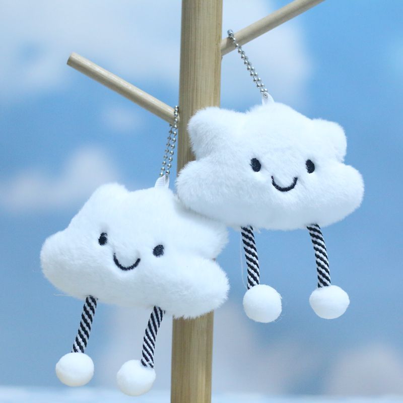 Creative, cute and adorable cloud-shaped small pendants, plush toys, dolls, bags, hanging ornaments, keychains, stuffed dolls, cross-border dolls pic 4