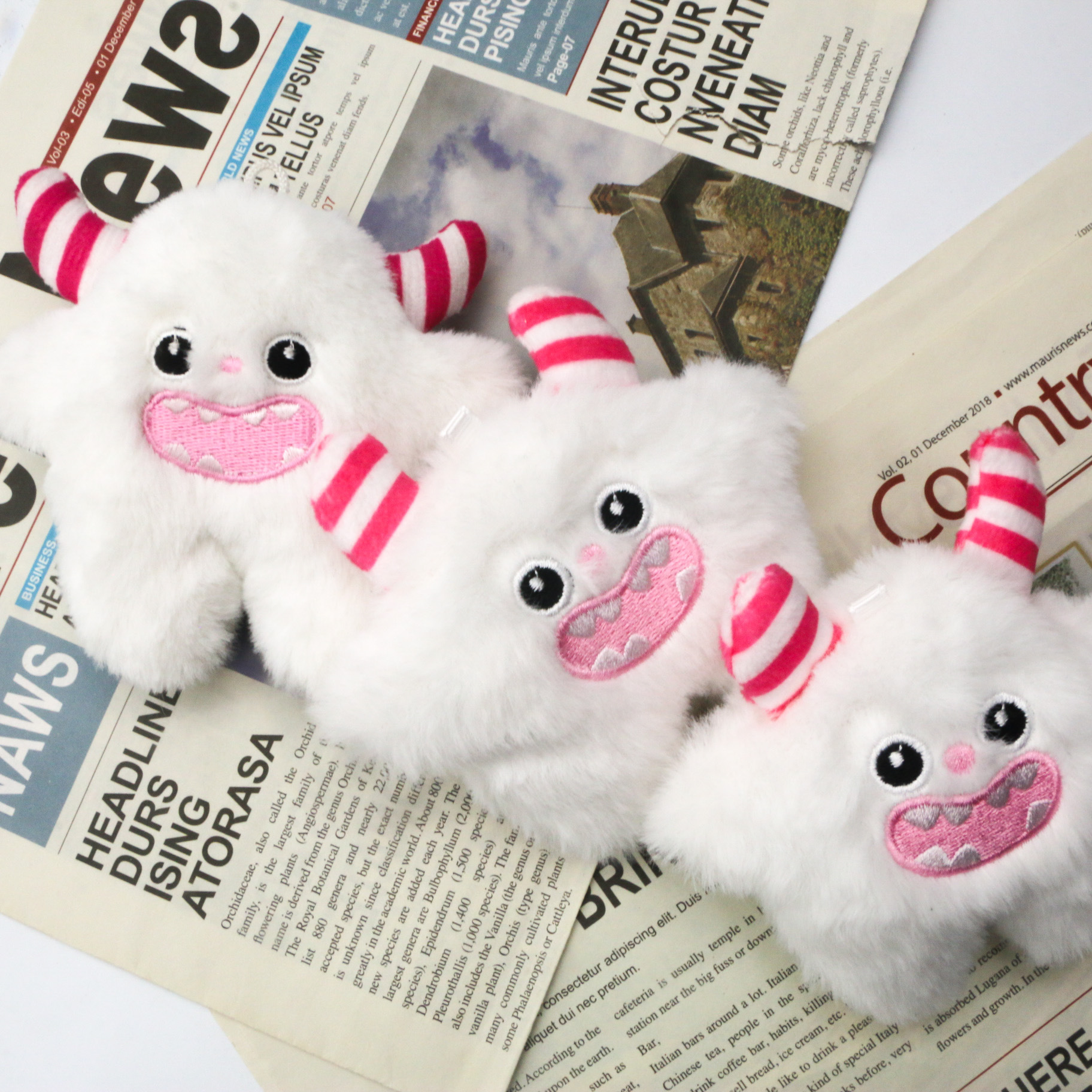 小红书同款雪怪书包挂件可爱鼠毛绒挂件少女心萌款钥匙扣玩偶挂饰详情7