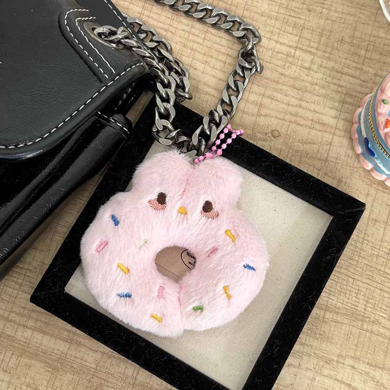 新款可爱三丽欧甜甜圈毛绒钥匙扣可爱卡通帕恰狗TK玩偶公仔挂件详情13