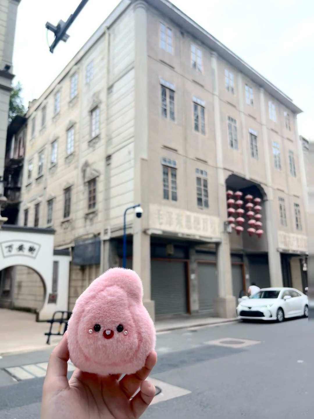 ins可爱毛绒包包挂件少女心原创红桃粿广东特色玩偶公仔配饰详情5
