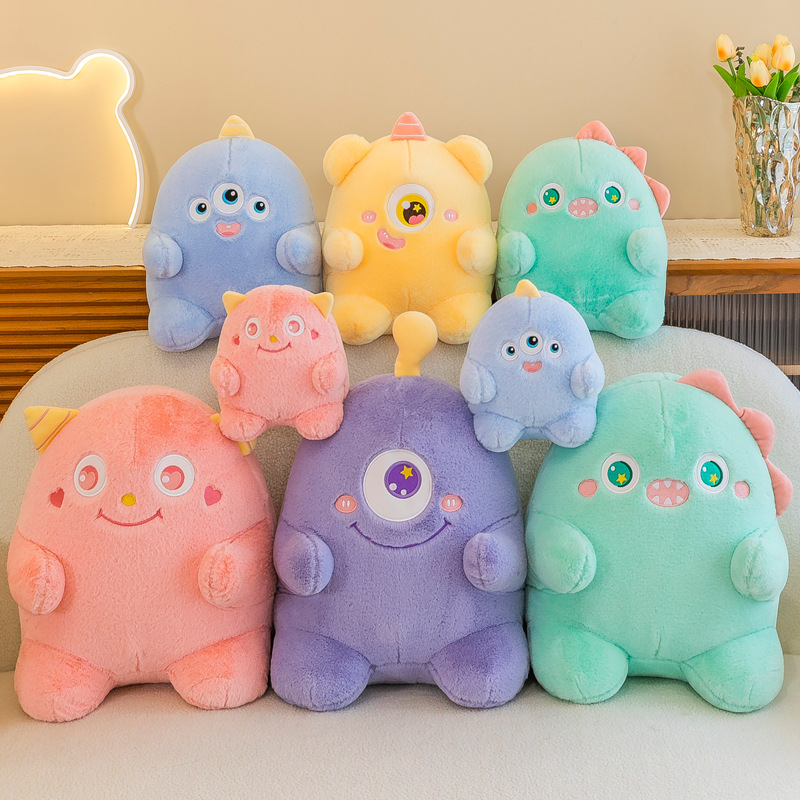 Dinosaur soft-boiled little monster plush toy doll, cute cloth doll doll, sleeping pillow, birthday gift for men and women Specification image