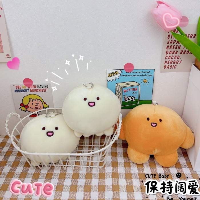 可爱章鱼小团子毛绒钥匙扣少女心玩偶挂件书包包挂饰抓机娃娃批发详情4