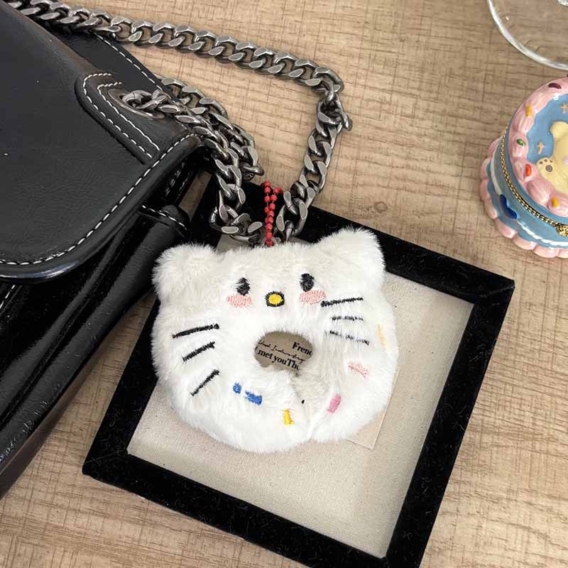 新款可爱三丽欧甜甜圈毛绒钥匙扣可爱卡通帕恰狗TK玩偶公仔挂件详情10