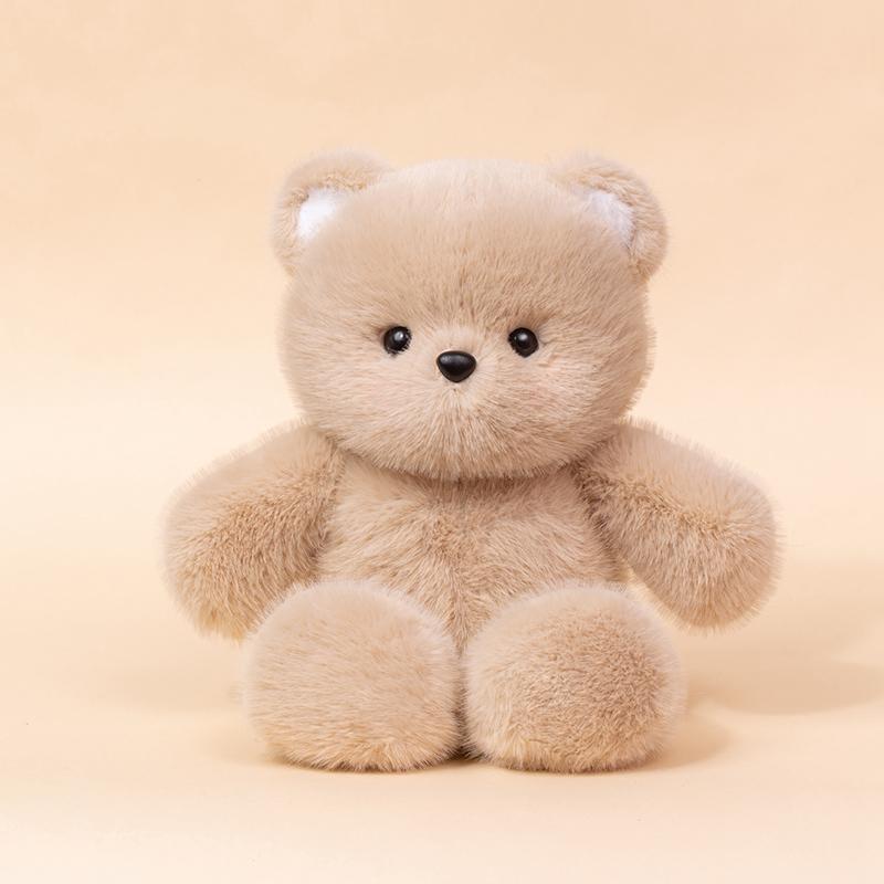 跑跑小熊三花猫可爱玩偶公仔动物仔仔摆件毛绒玩具娃娃女生日礼物