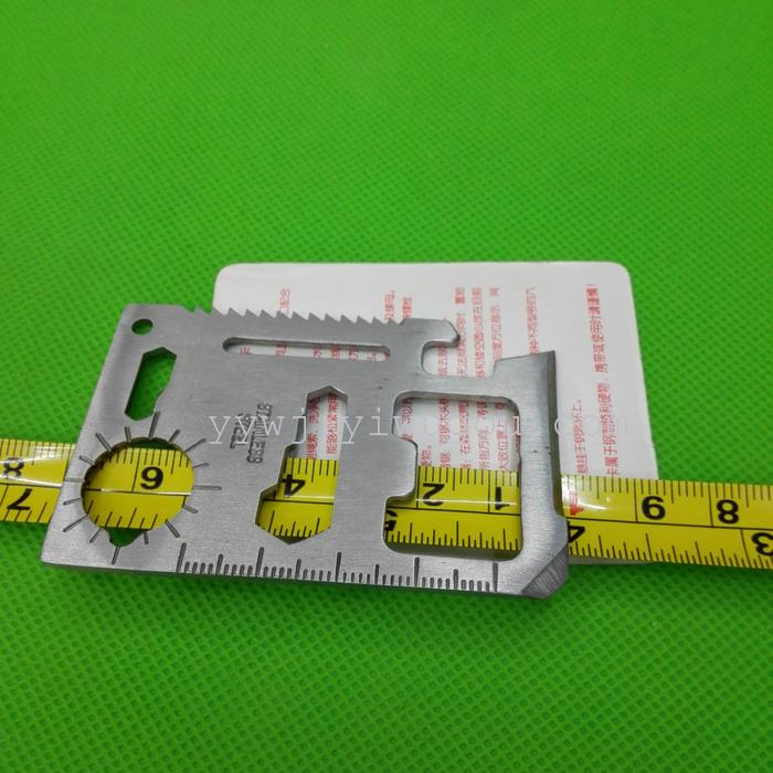 供应多功能救生卡 小刀卡 野营卡 迷你工具卡 不锈钢材质欢迎新老客户定购联系方式.18966008853.详情3