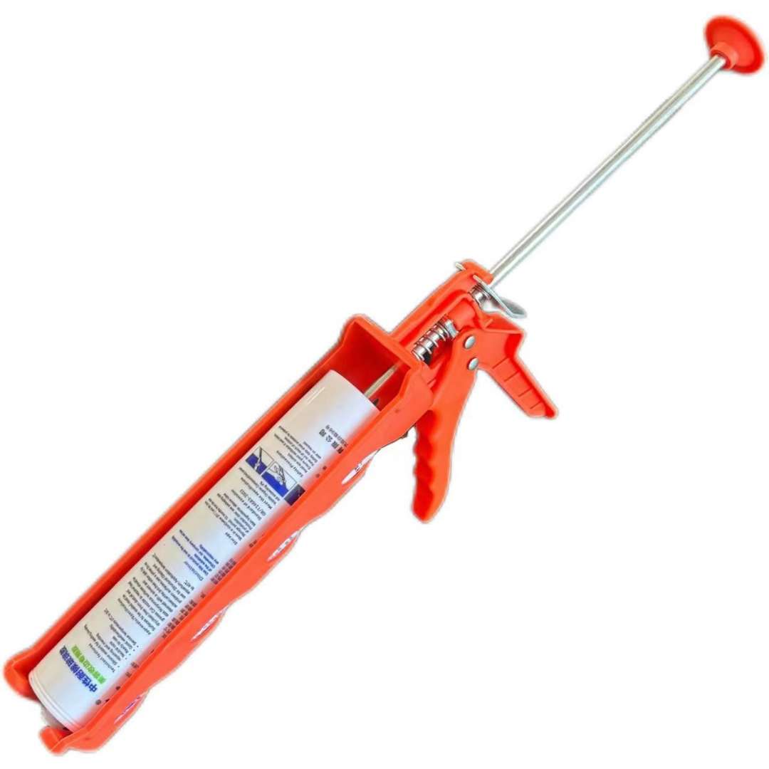 本店有全塑料玻璃胶枪，颜色很漂亮，可以按照客人要求定色或包装详情8