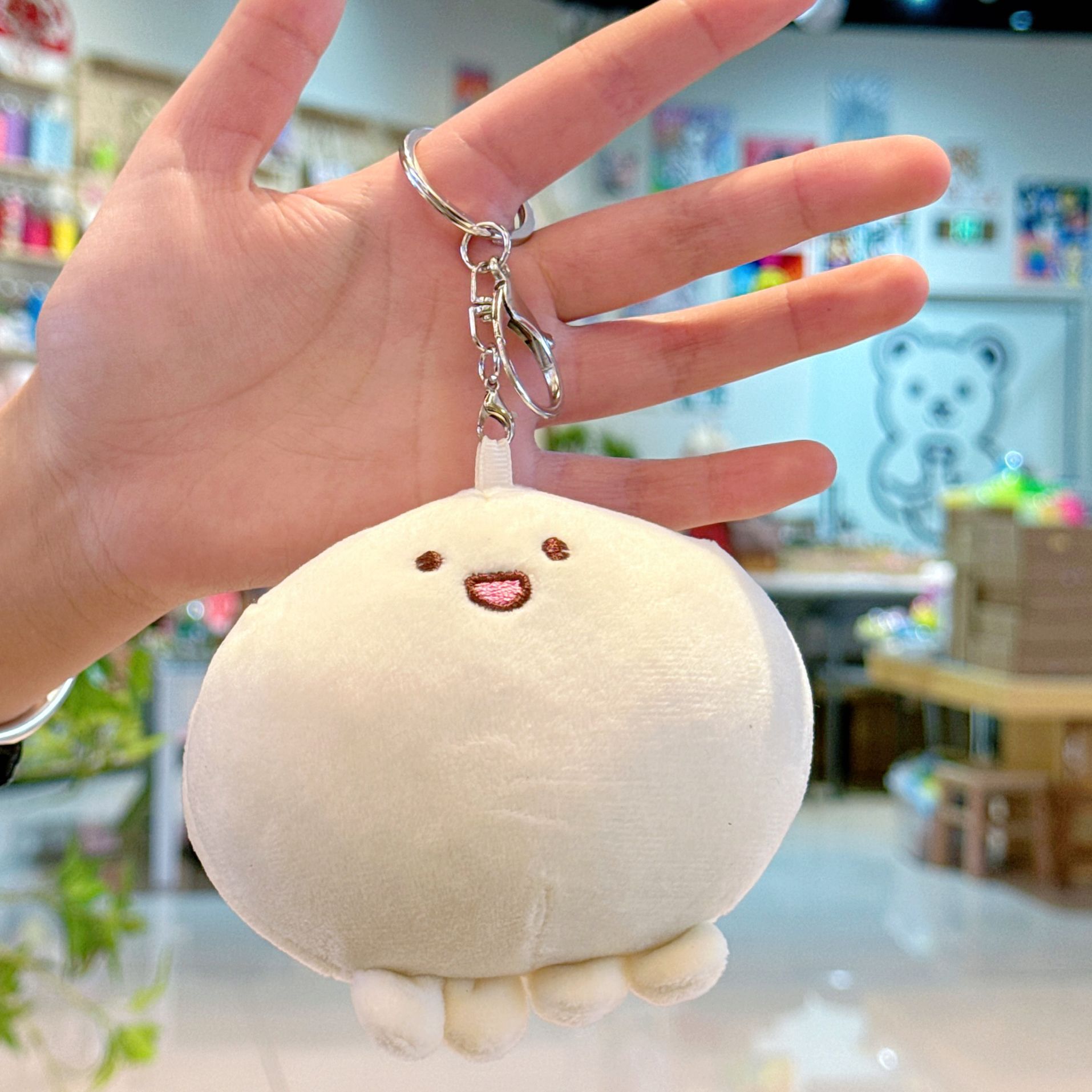 Cute octopus balls, plush keychains, girlish dolls, pendants, schoolbags, bag decorations, and claw machine dolls wholesale pic 6