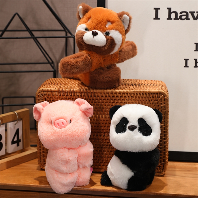 可爱小熊猫公仔啪啪圈浣熊手环毛绒玩具拍拍圈考拉手腕玩偶纪念品详情32