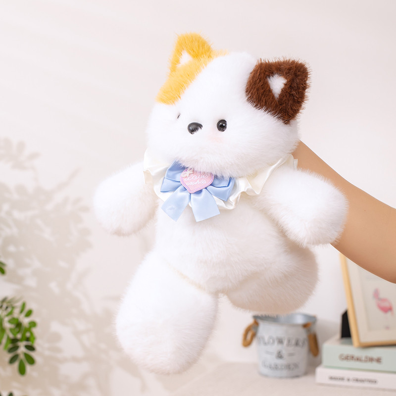 跑跑小熊三花猫可爱玩偶公仔动物仔仔摆件毛绒玩具娃娃女生日礼物详情28