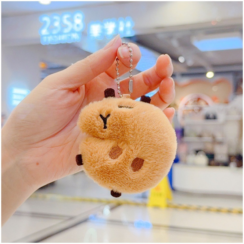 Zizi Zizi Kabiba plush toy pendant, cute cartoon doll pendant, water guinea pig pendant chain keychain pic 3