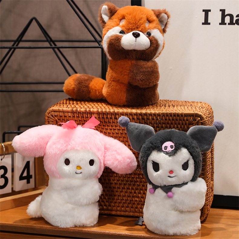 可爱小熊猫公仔啪啪圈浣熊手环毛绒玩具拍拍圈考拉手腕玩偶纪念品详情37