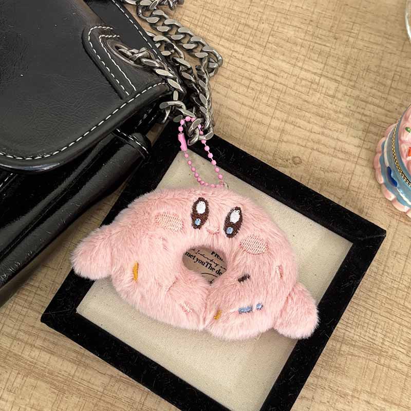 新款可爱三丽欧甜甜圈毛绒钥匙扣可爱卡通帕恰狗TK玩偶公仔挂件详情9