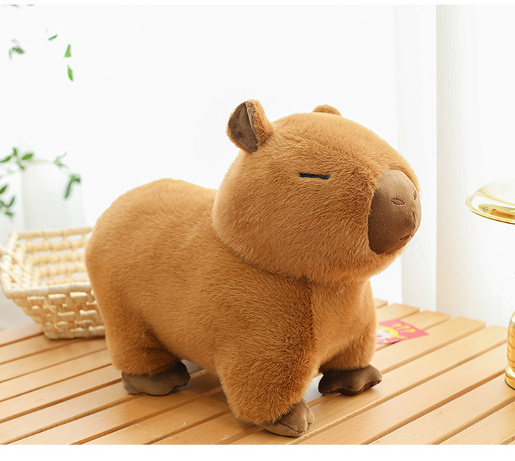 代发趴款卡皮巴拉毛绒玩具玩偶网红水豚抱枕卡皮巴拉公仔生日礼物详情22