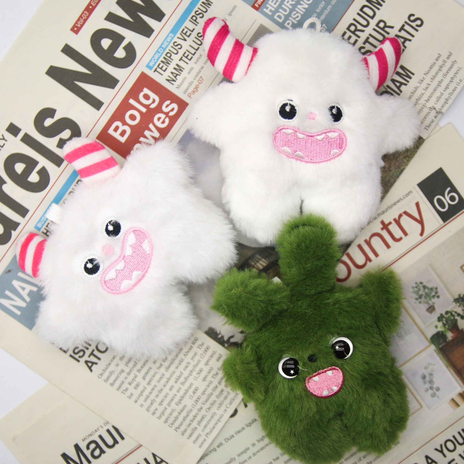 小红书同款雪怪书包挂件可爱鼠毛绒挂件少女心萌款钥匙扣玩偶挂饰详情5