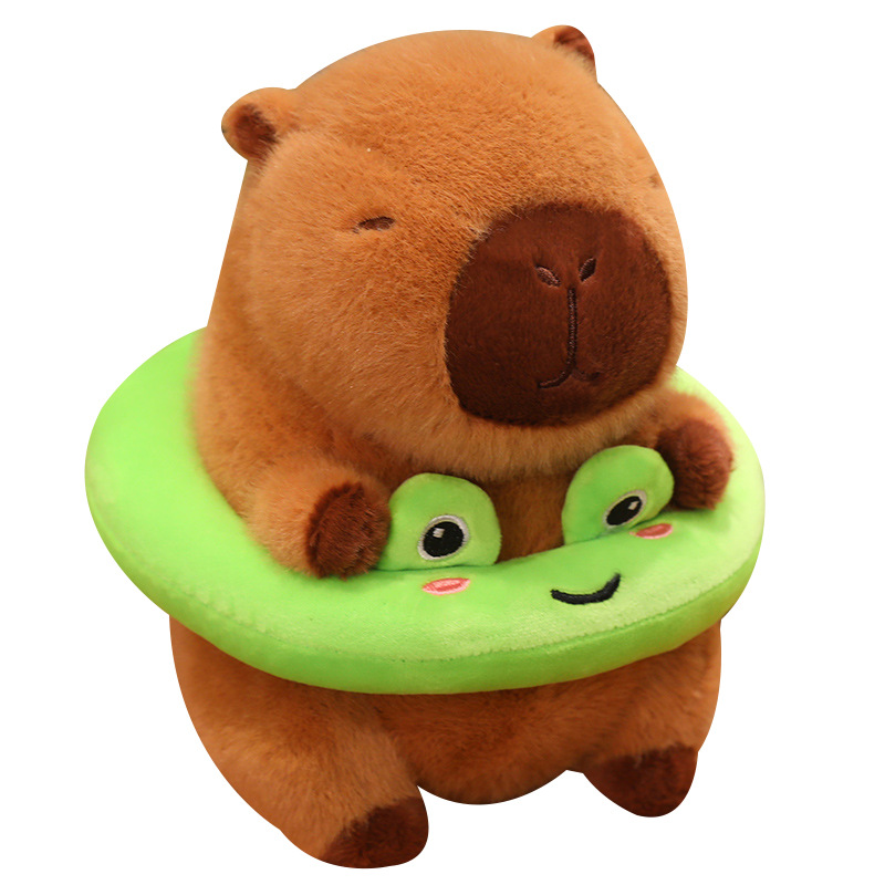 TK cross-border bestsellers: Swimming rings, Capibara plush toy accessories, capybara dolls, plush toys Application Scenario