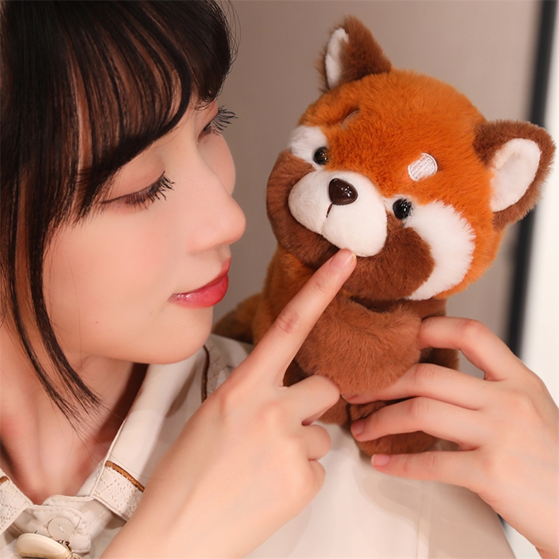 可爱小熊猫公仔啪啪圈浣熊手环毛绒玩具拍拍圈考拉手腕玩偶纪念品详情44