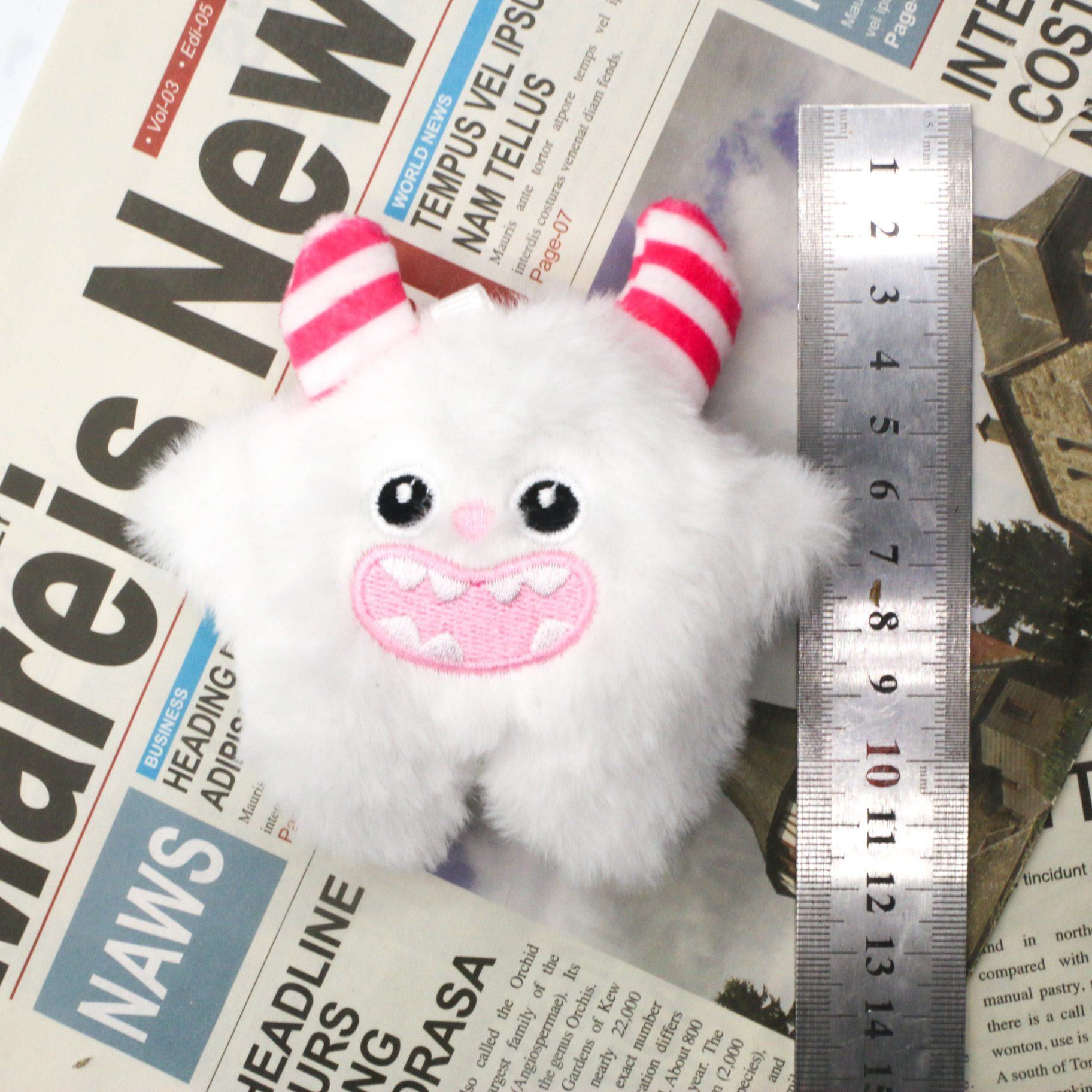 小红书同款雪怪书包挂件可爱鼠毛绒挂件少女心萌款钥匙扣玩偶挂饰详情4