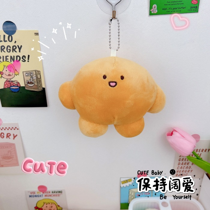 可爱章鱼小团子毛绒钥匙扣少女心玩偶挂件书包包挂饰抓机娃娃批发详情6