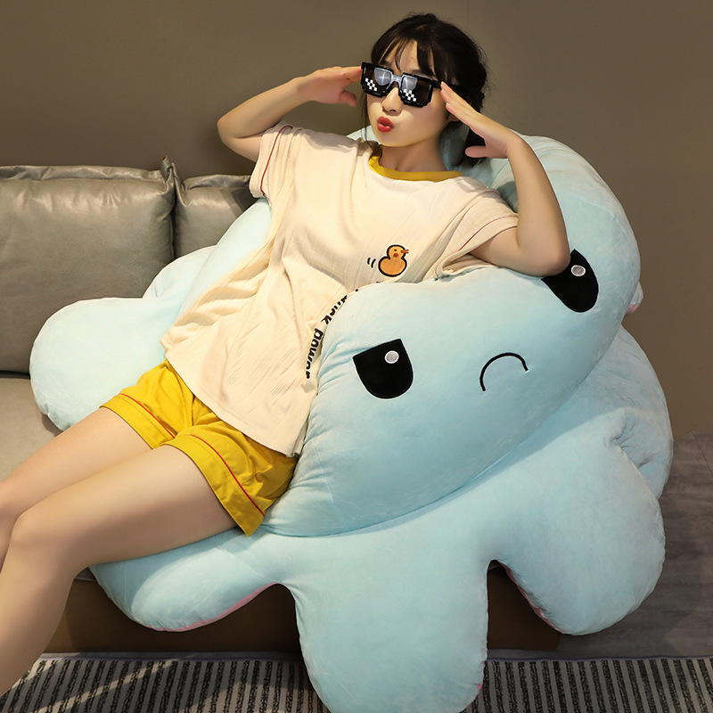 Cute flip octopus doll, super large double-sided flip and face-changing octopus doll sofa pillow, a gift for girls details Picture