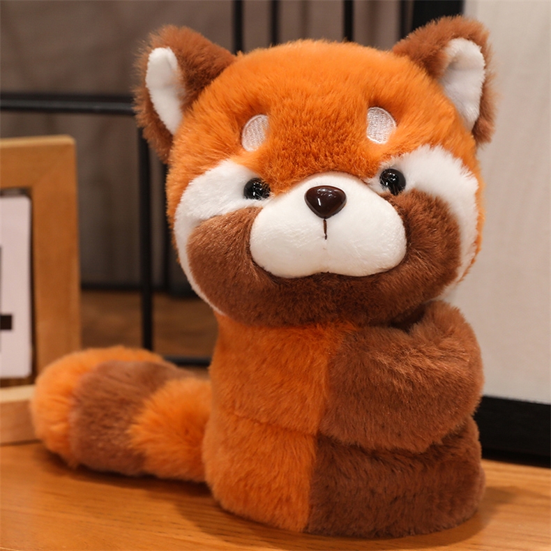 可爱小熊猫公仔啪啪圈浣熊手环毛绒玩具拍拍圈考拉手腕玩偶纪念品详情15