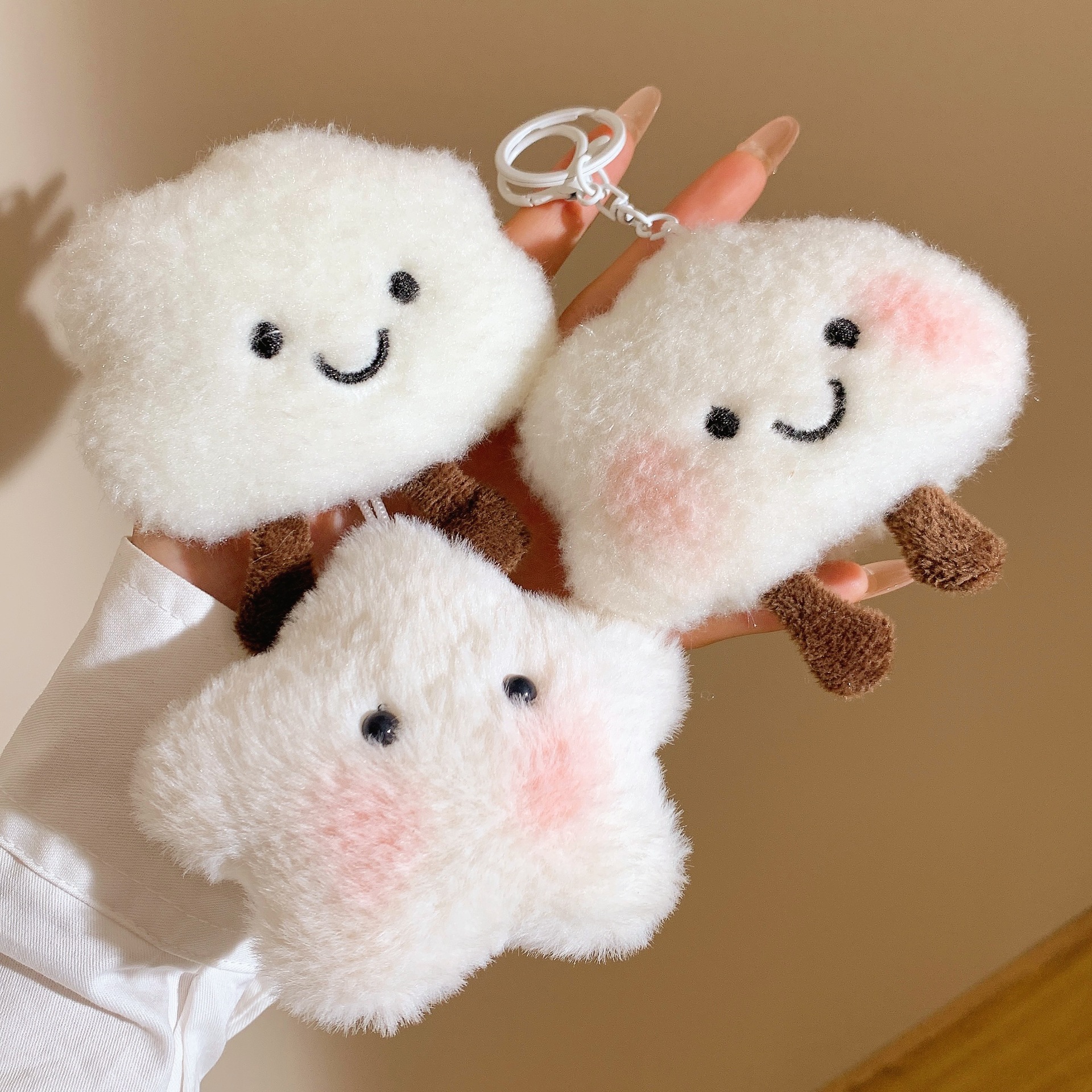 Cute plush toy pendants for event street stalls, girlish keychains, bags, accessories and small gifts pic 6