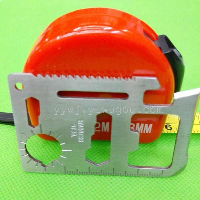 供应多功能救生卡 小刀卡 野营卡 迷你工具卡 不锈钢材质欢迎新老客户定购联系方式.18966008853.详情4