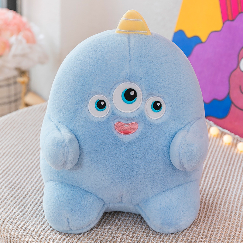 Dinosaur soft-boiled little monster plush toy doll, cute cloth doll doll, sleeping pillow, birthday gift for men and women Item Picture