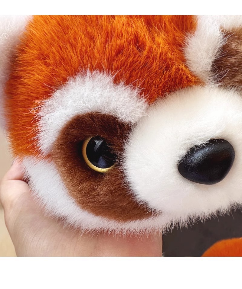 可爱翻转熊猫变身小熊猫公仔玩偶毛绒玩具趣味娃娃女生儿童节礼物详情9