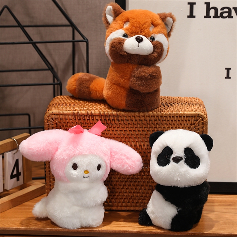 可爱小熊猫公仔啪啪圈浣熊手环毛绒玩具拍拍圈考拉手腕玩偶纪念品详情36