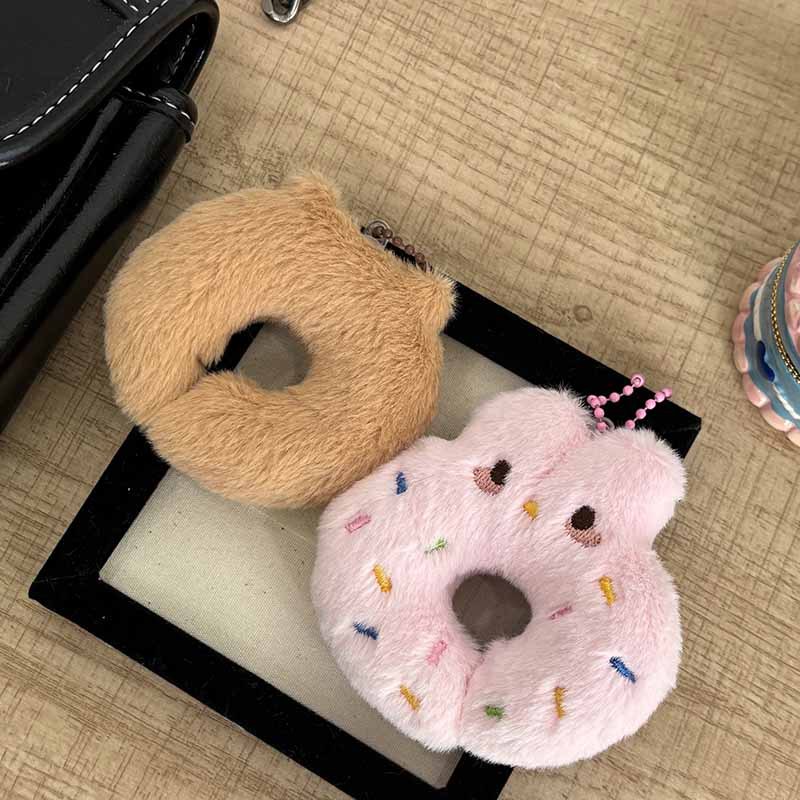 新款可爱三丽欧甜甜圈毛绒钥匙扣可爱卡通帕恰狗TK玩偶公仔挂件详情7