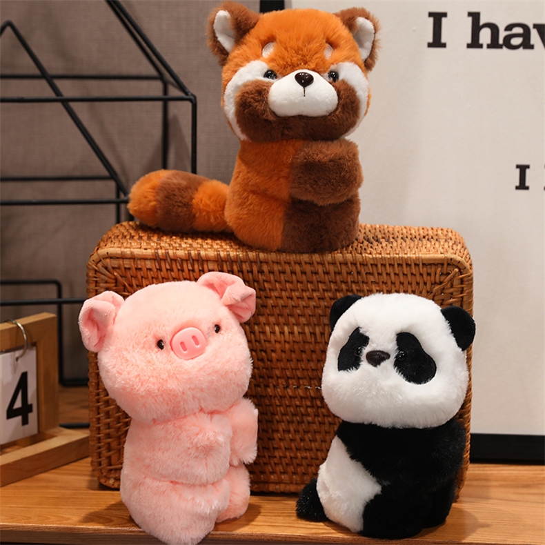 可爱小熊猫公仔啪啪圈浣熊手环毛绒玩具拍拍圈考拉手腕玩偶纪念品详情35