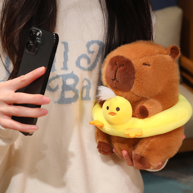 TK cross-border bestsellers: Swimming rings, Capibara plush toy accessories, capybara dolls, plush toys details Picture