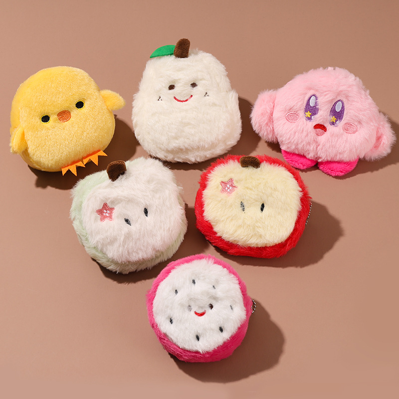 New cartoon card wallet, plush toy bag, pendant, coin storage, small gift wholesale, claw doll