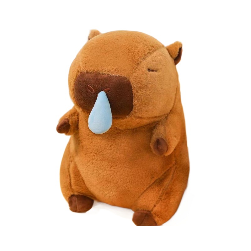 Wholesale of the popular and cute Capibara plush toys, cross-border Capybara dolls, and Capibara Papa ring dolls Application Scenario