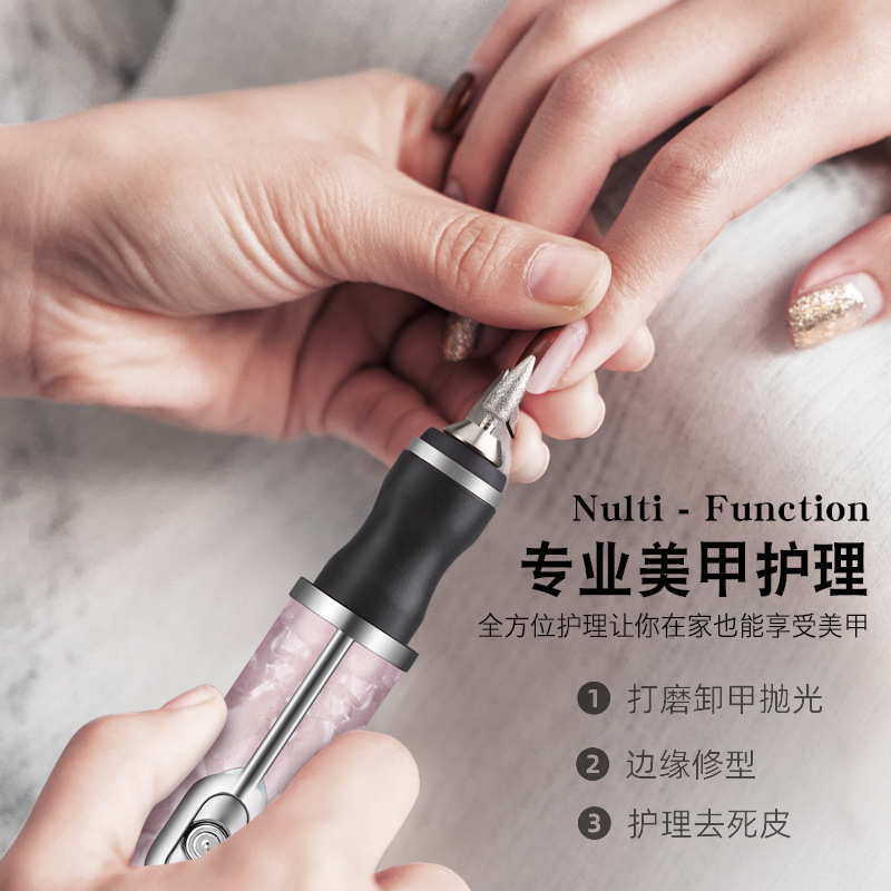 跨境新品电动美甲打磨机抛光祛死皮磨甲器美甲工具卸甲美甲打磨机
