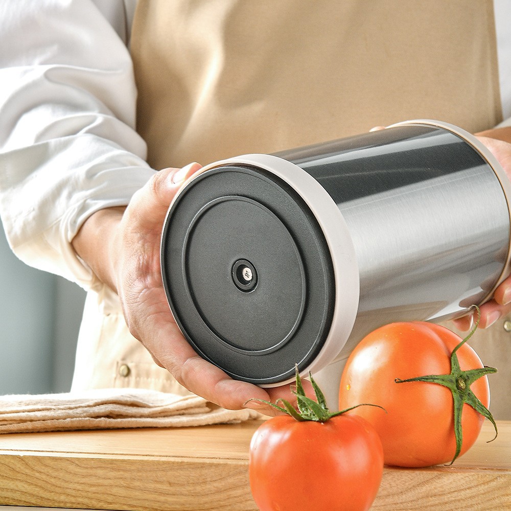 跨境多功能不锈钢可旋转收纳筒厨房餐具置物架筷子厨具收纳架置物详情3