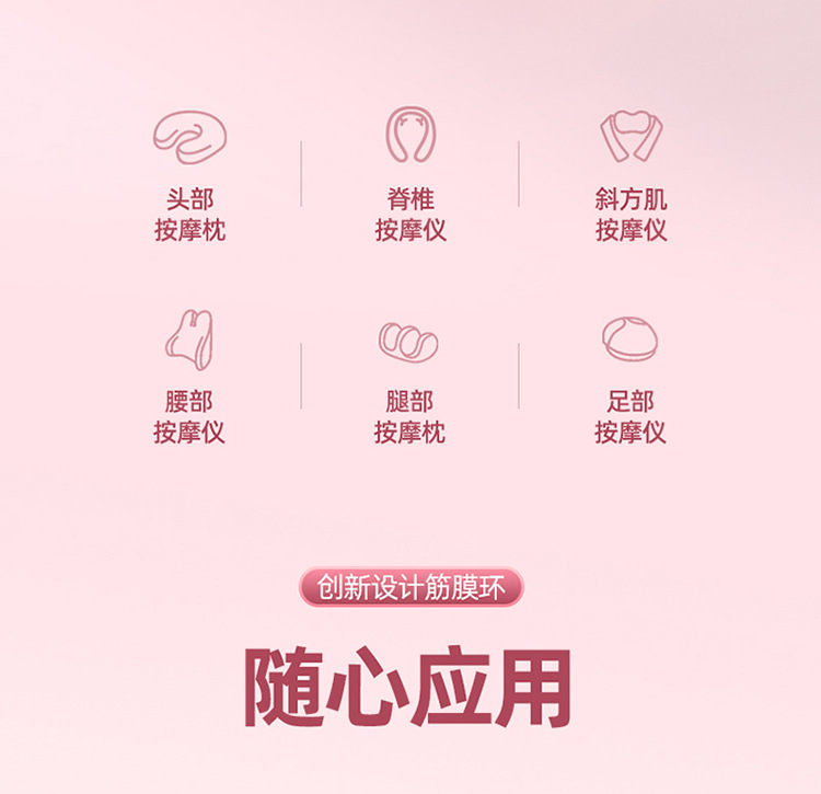 跨境筋膜环筋膜枪家用多功能肩颈椎肌肉按摩器甩脂按摩环外贸礼品详情13