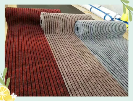 In the UK, there are best-selling borderless 7-striped polypropylene roll MATS, anti-slip MATS, corridor MATS, striped roll floor MATS and absorbent MATS