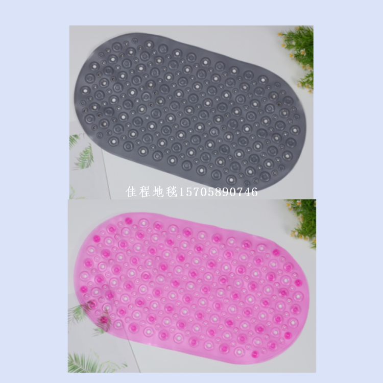 防滑垫/两件套地毯/跨境/马桶坐垫盖套/地垫白底实物图