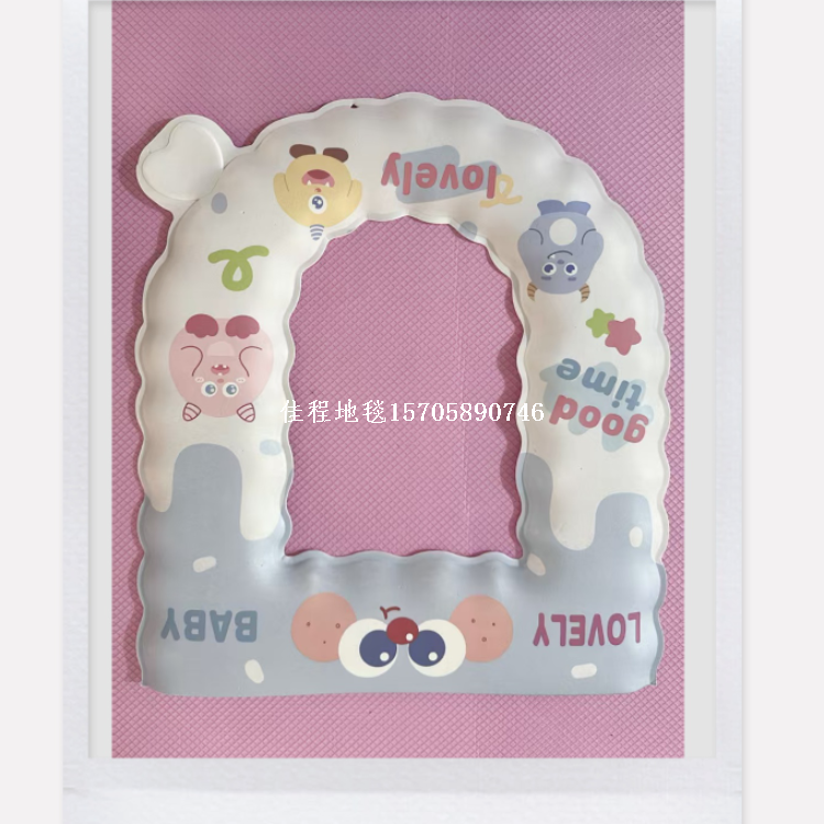 厂家直销儿童马桶垫坐垫四季通用坐便垫EVA可擦洗防水印花马桶垫