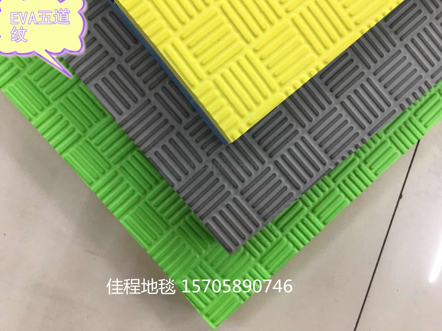 Cross-border EVA thickened Taekwondo floor mat, EVA anti-slip floor mat, cross-patterned tree leaf patterned floor mat carpet, handcrafted modern embroidery tufted wool carpet 8x10, blue beige living room carpet 9x1 Application Scenario