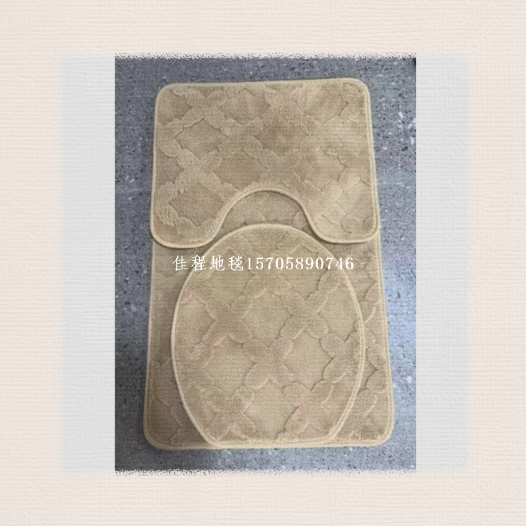 防滑垫/两件套地毯/跨境/马桶坐垫盖套/地垫细节图