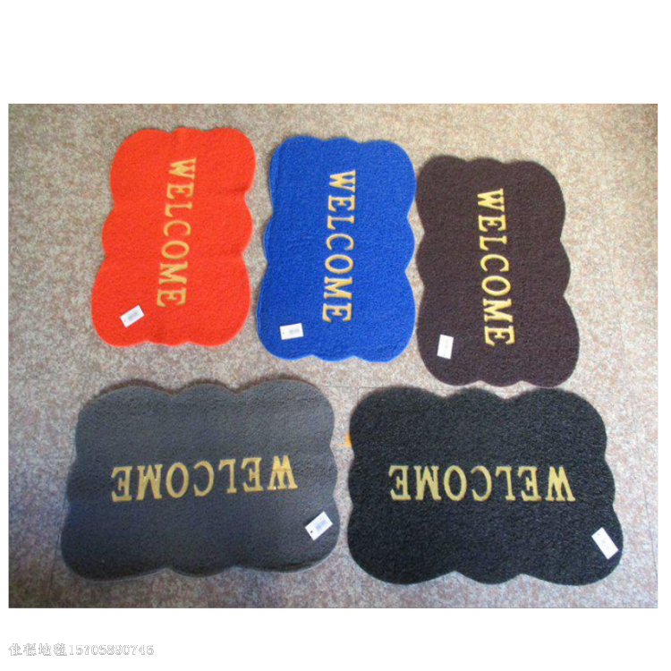 方形形防滑地垫厨房地垫pvc垫家用静音防滑垫刮尘脚垫浴室垫出口跨境出口厂家批发兔毛地毯地垫仿兔毛短绒飘窗垫客厅地毯防滑脚